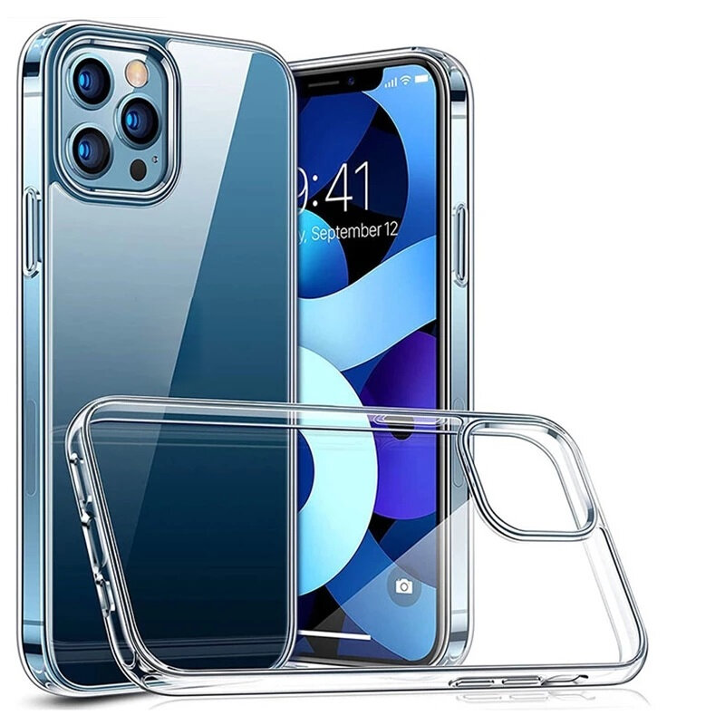 Ultra-Slim-Hülle, passend für iPhone 13 Pro Max, transparent
