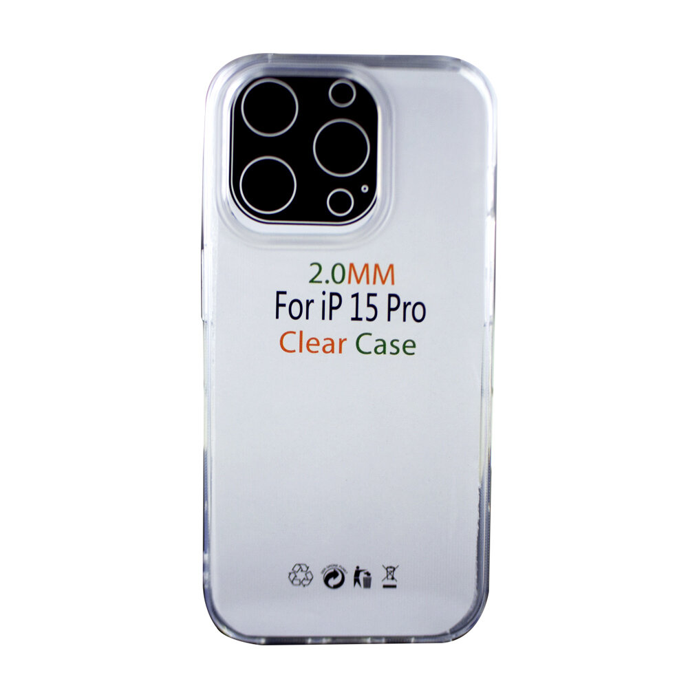 Ultra-Slim-Hülle, passend für iPhone 15 Pro, transparent