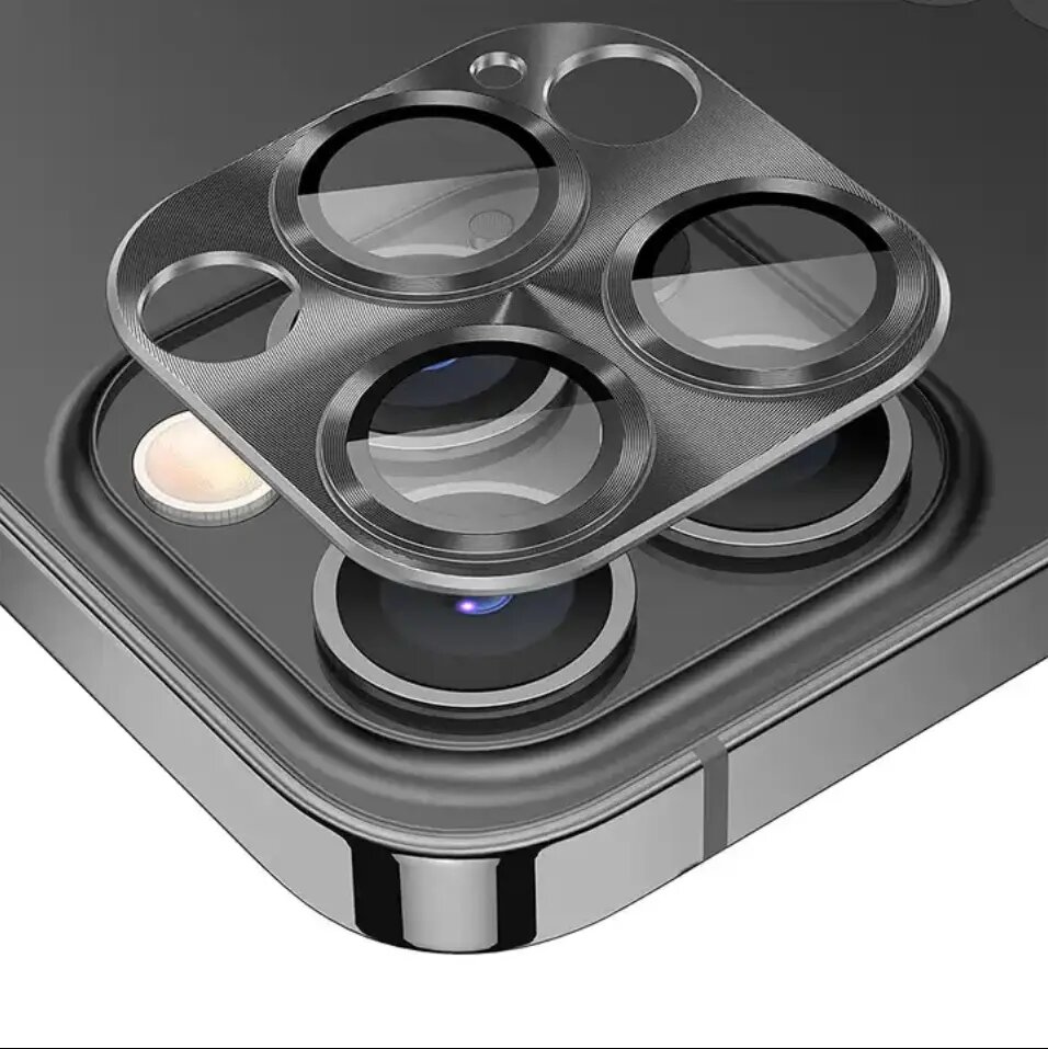 Kamera-Schutzglas Metall, passend für iPhone 15 Pro / 15 Pro Max