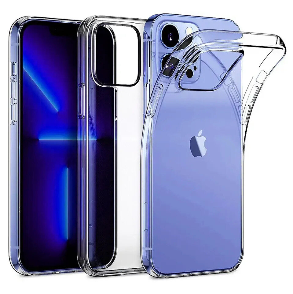 Ultra-Slim-Hülle, passend für iPhone 16 Pro Max, transparent