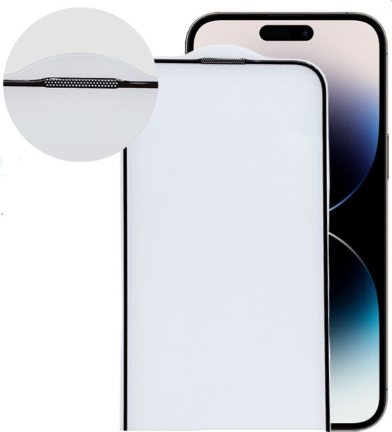 Panzerglas 3D Full Cover, passend für iPhone 16 Pro Max